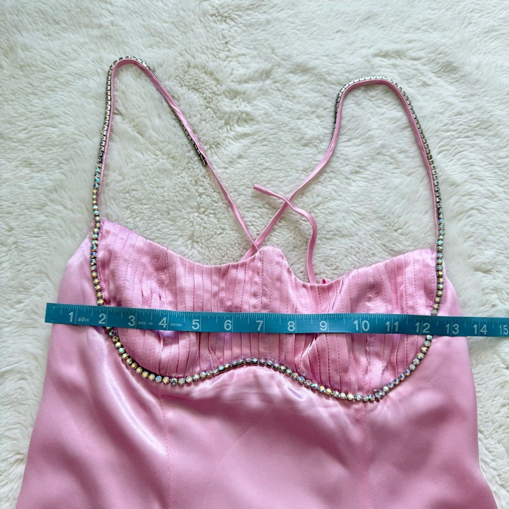 NWT!!! For love and lemons women pink dress size S Retail 250$ - Picture 12 of 13